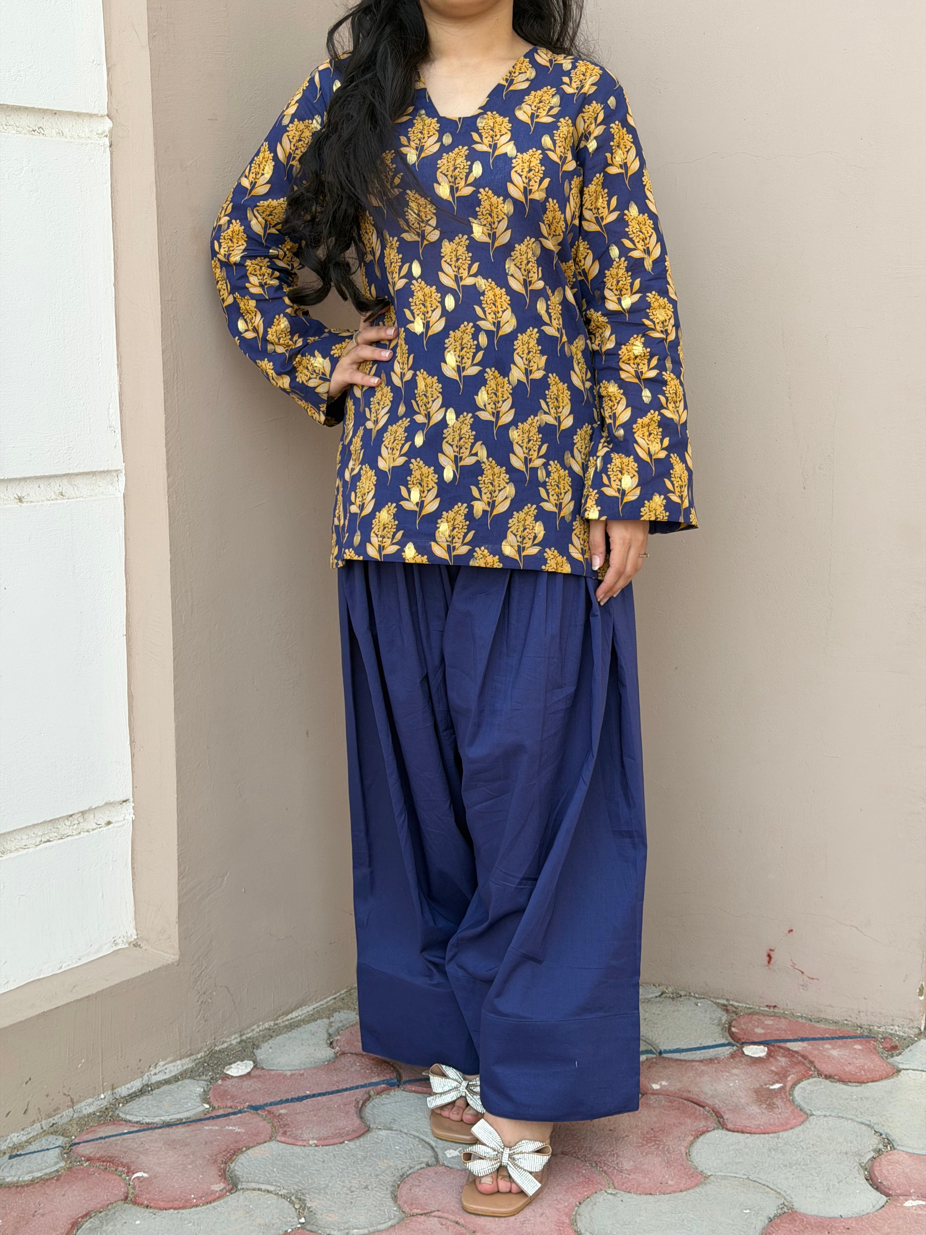 Inaya Kurti with Farshi Salwar Set