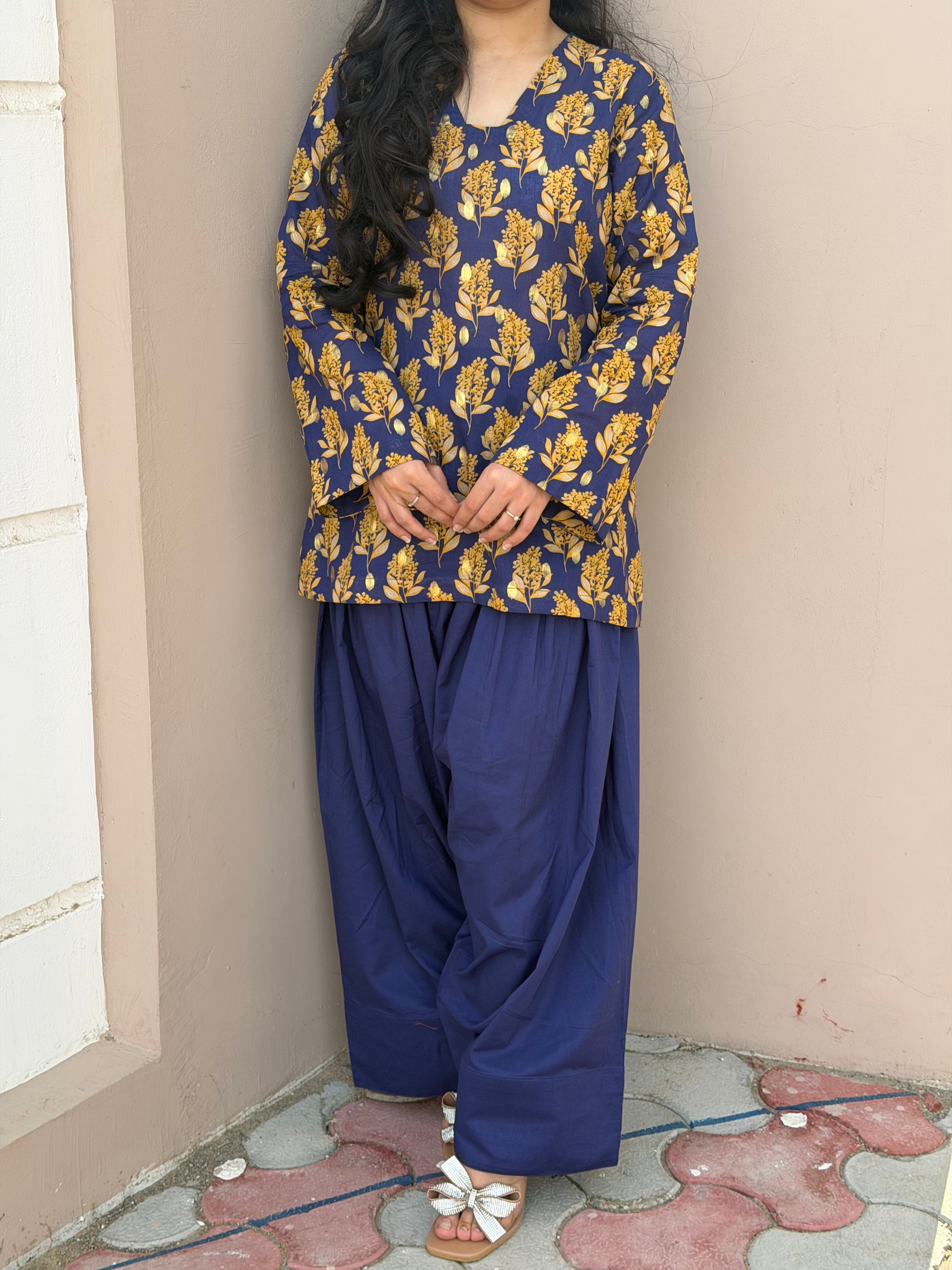 Inaya Kurti with Farshi Salwar Set
